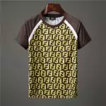 fendi  crewneck t-shirt new season ff1717 shoulder coffe